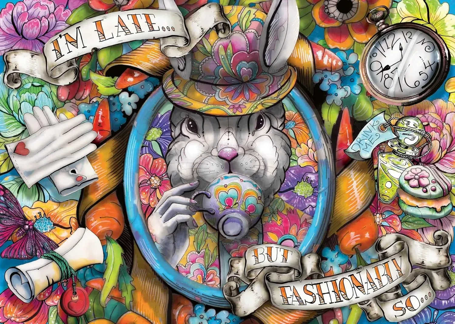 Ravensburger Fashionably Late 1000pc Puzzle - Image 2