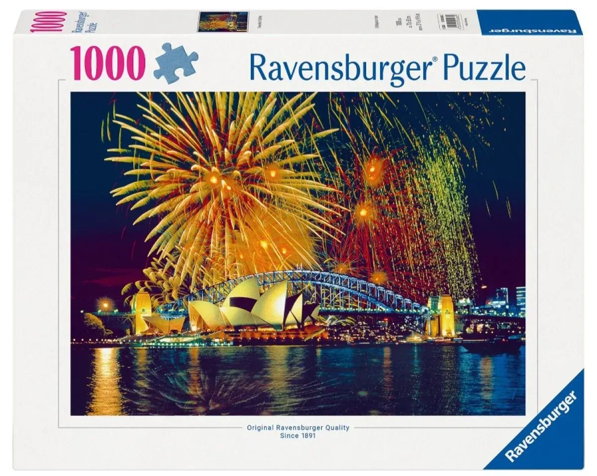 Ravensburger Fireworks Over Sydney Australia 1000pc Puzzle