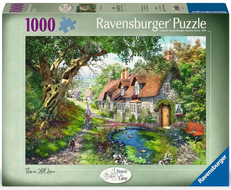 Ravensburger Flower Hill Lane 1000pc Puzzle