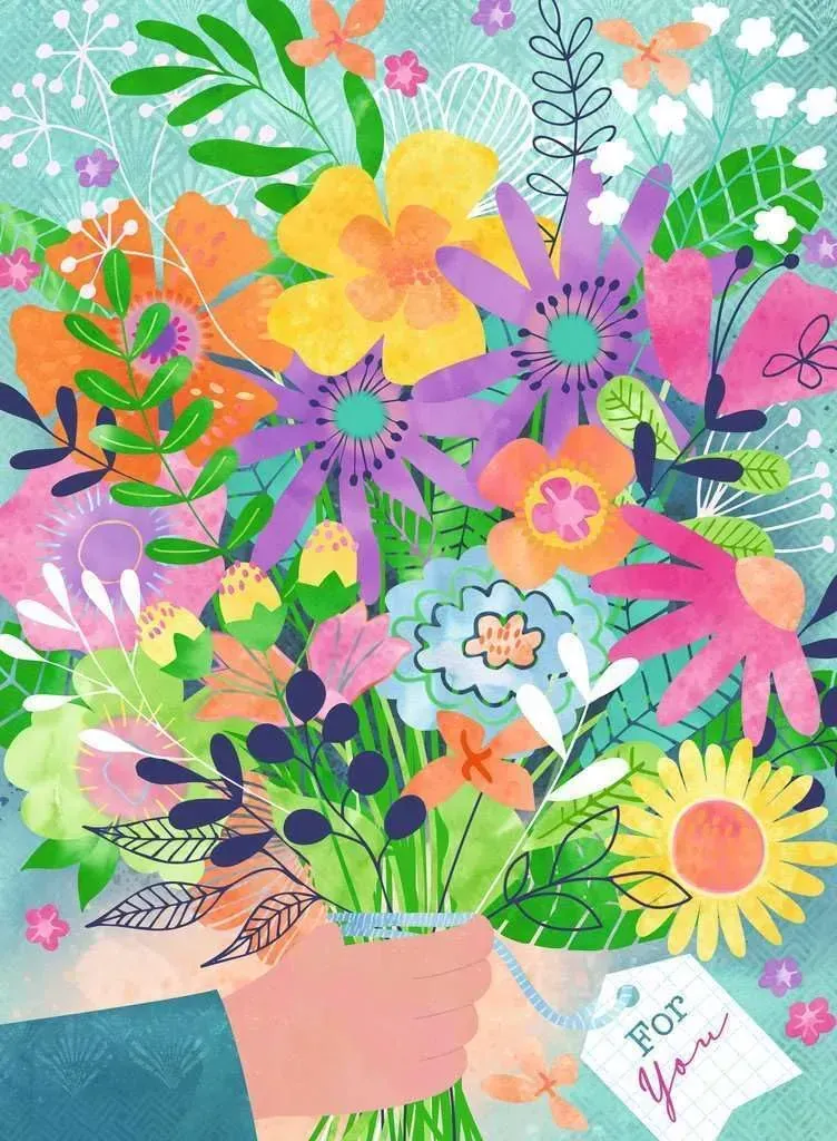 Ravensburger Flowers for You 500pc Puzzle - Image 2