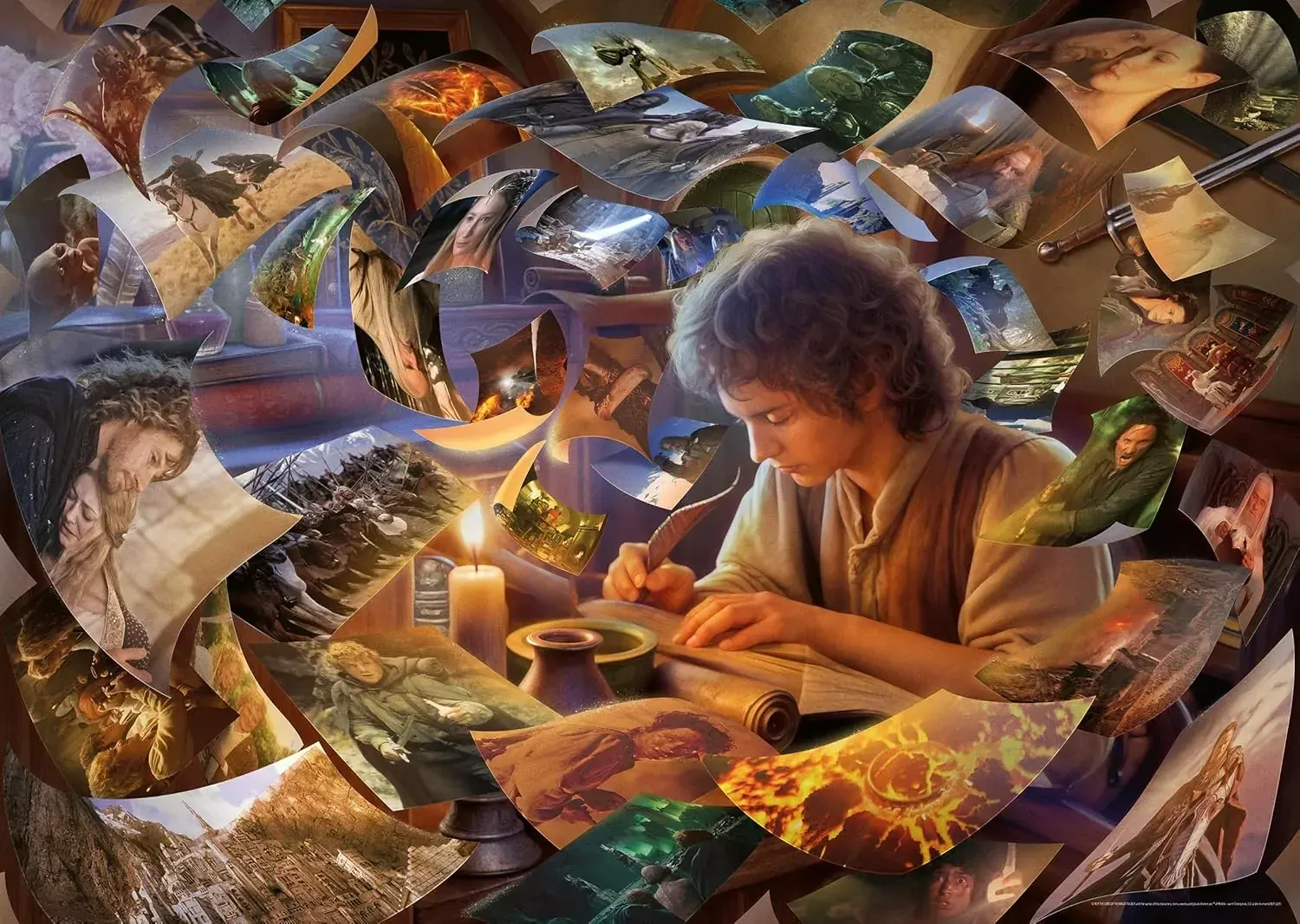 Ravensburger Frodos Journey 1000pc Puzzle - Image 2