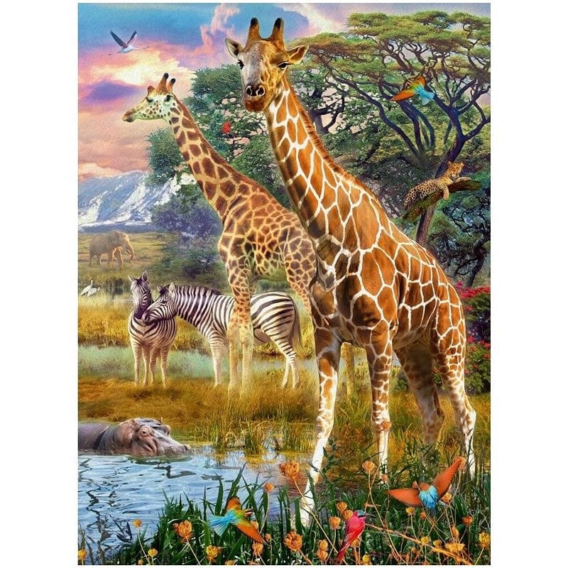 Ravensburger Giraffes in Africa 150pc Puzzle