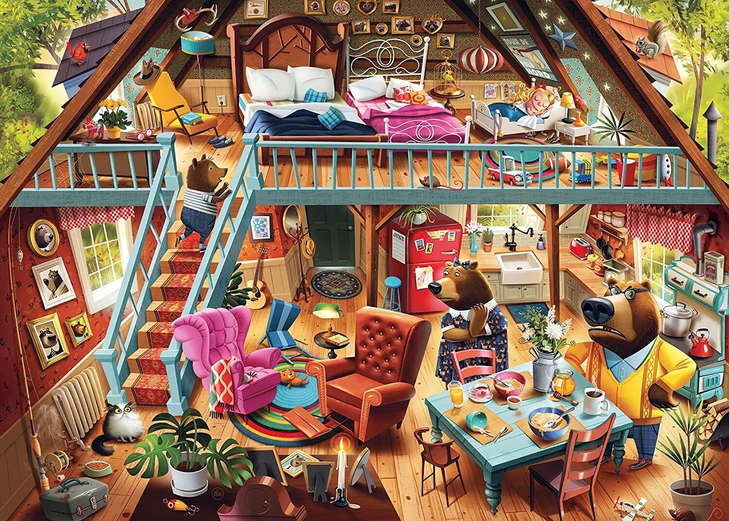 Ravensburger Goldilocks Gets Caught! 1000pc Puzzle - Image 2