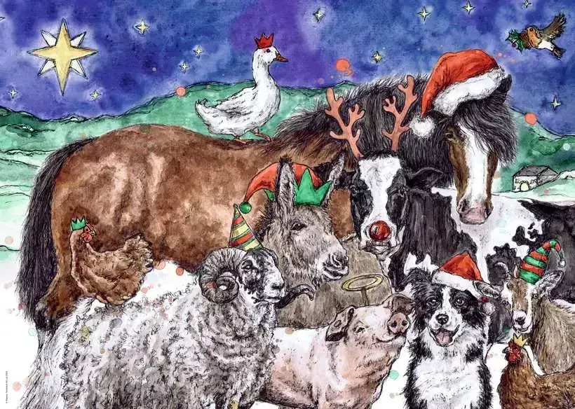 Ravensburger Heard Its Nearly Christmas 1000pc Puzzle - Image 2