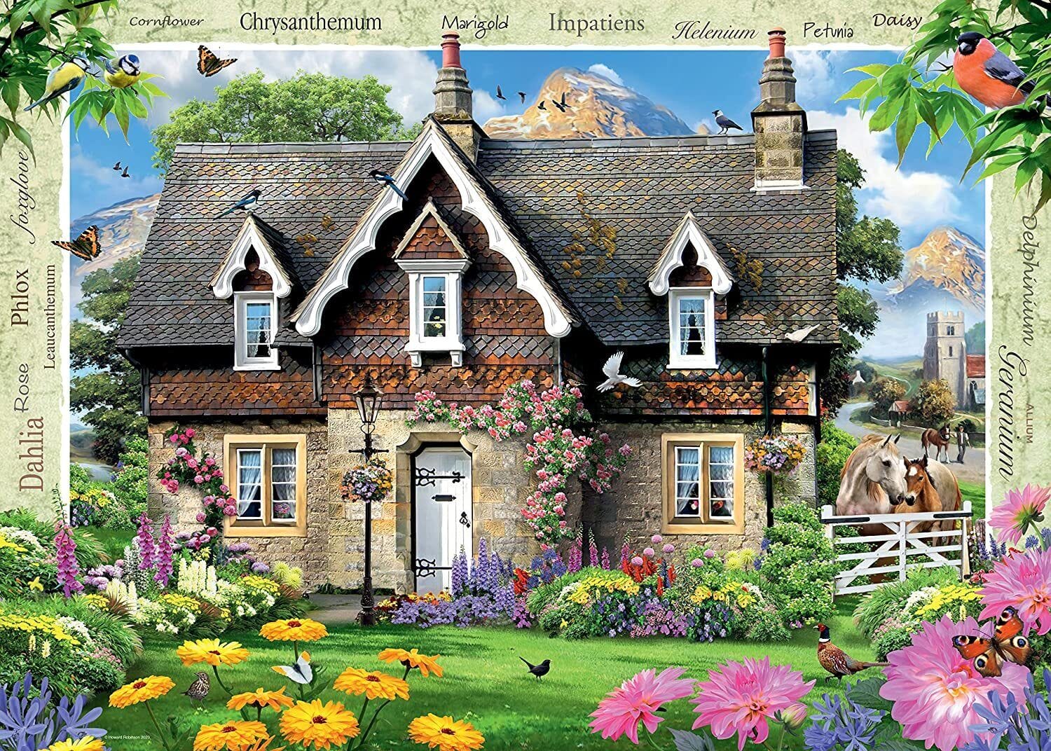 Ravensburger Hillside Cottage 1000pc Puzzle - Image 2