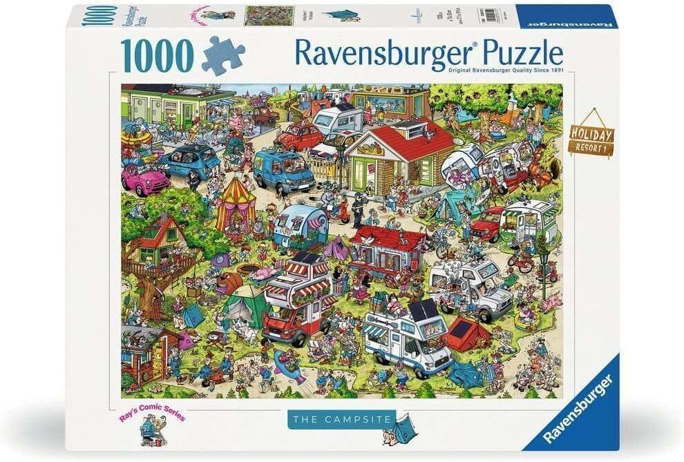 Ravensburger Holiday Resort 1 The Campsite 1000pc Puzzle