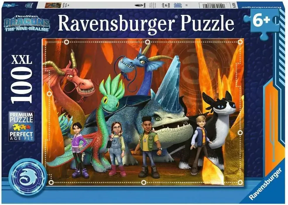 Ravensburger How To Train Your Dragons Realms 100 Pieces