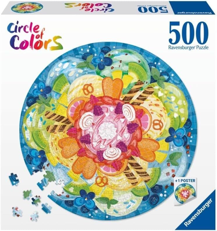Ravensburger Ice Cream Circle 500pc Puzzle
