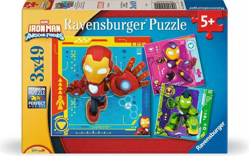Ravensburger Iron Man & His Awesome Friends Puzzle 3x49 pieces