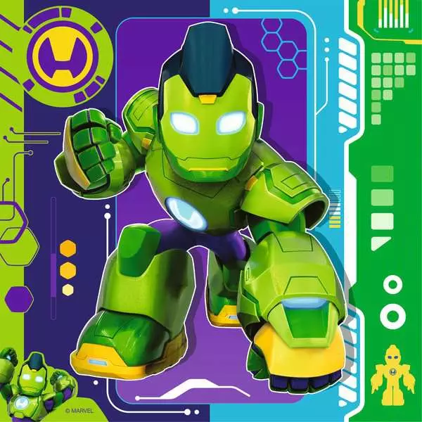 Ravensburger Iron Man & His Awesome Friends Puzzle 3x49 pieces - Image 2