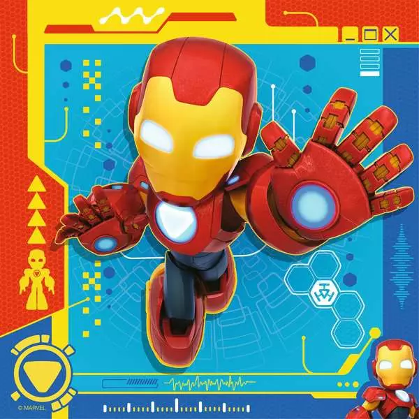 Ravensburger Iron Man & His Awesome Friends Puzzle 3x49 pieces - Image 4