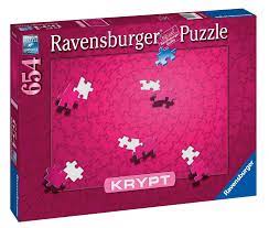 Ravensburger KRYPT Pink Spiral Puzzle 654pc