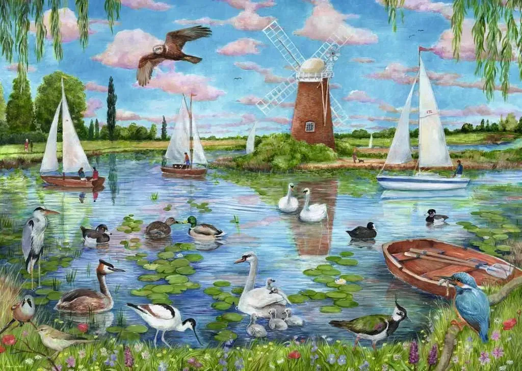 Ravensburger Life Along the Broads 1000pc Puzzle - Image 2