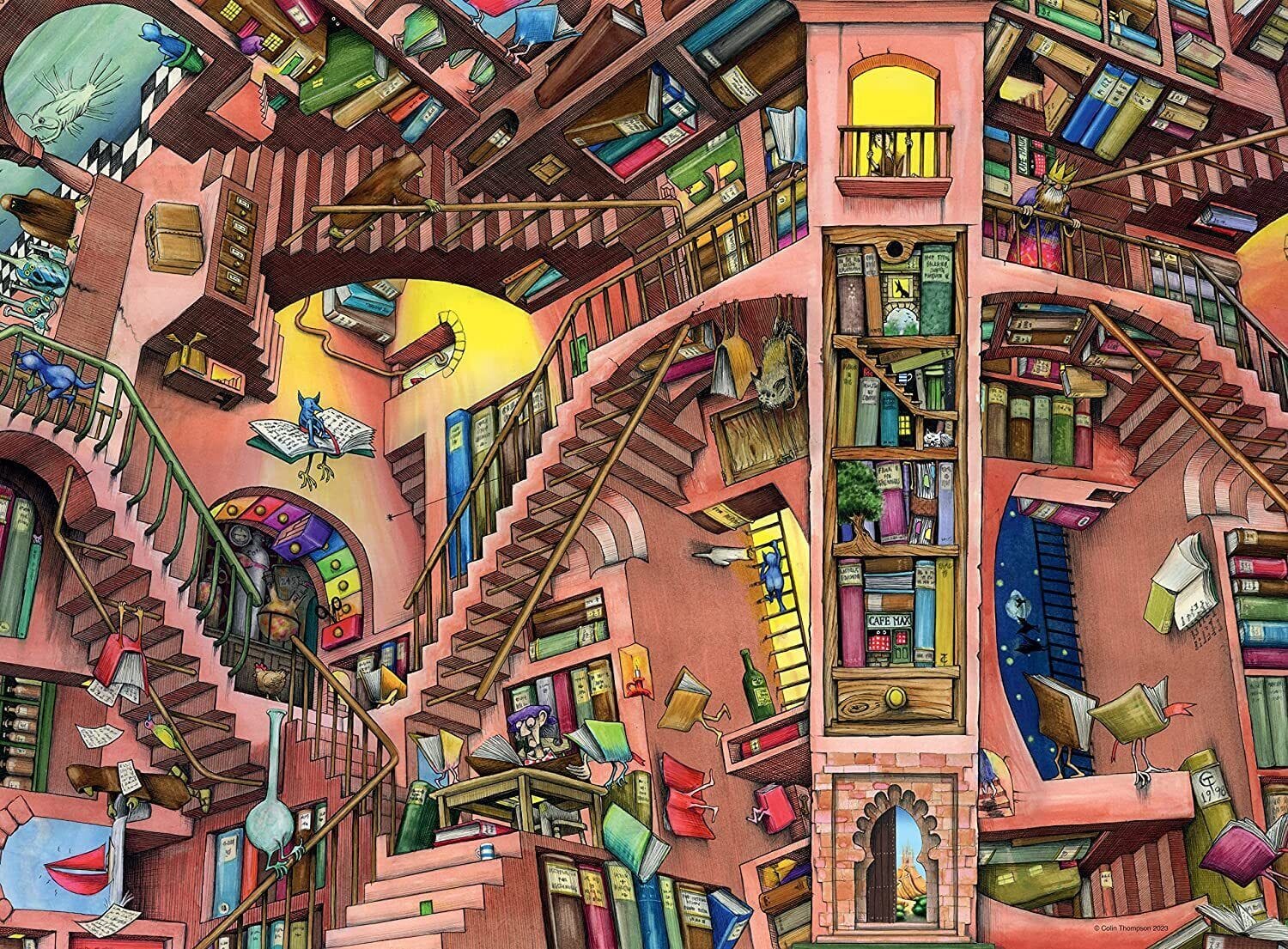 Ravensburger Ludicrous Library 500pc Puzzle - Image 2