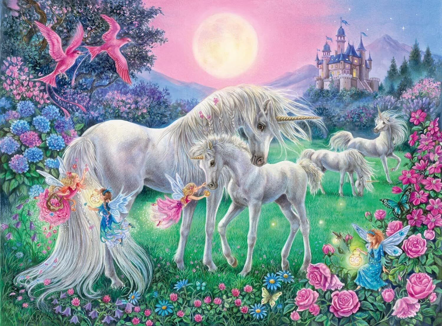 Ravensburger Magical Unicorns Puzzle 4x100 Pieces - Image 2