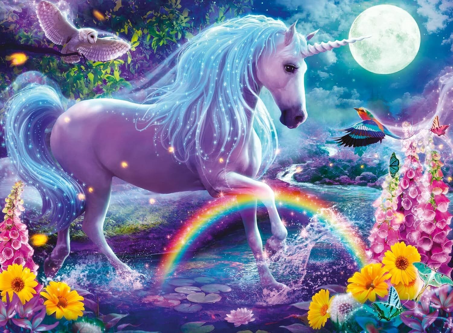 Ravensburger Magical Unicorns Puzzle 4x100 Pieces - Image 3