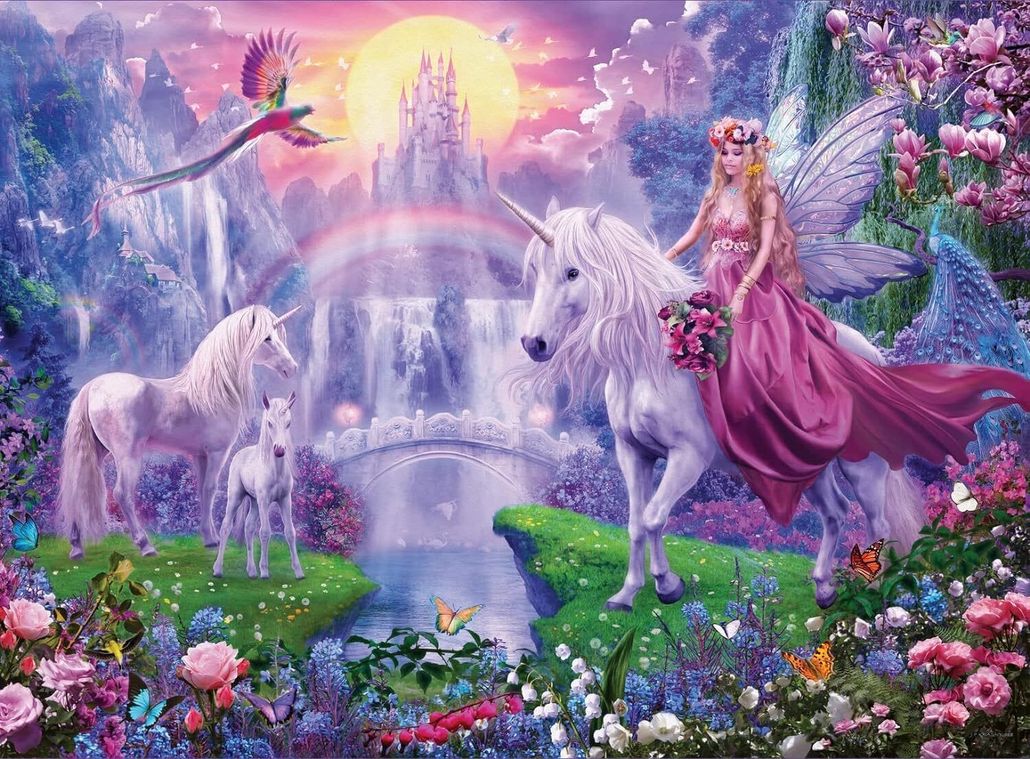 Ravensburger Magical Unicorns Puzzle 4x100 Pieces - Image 5