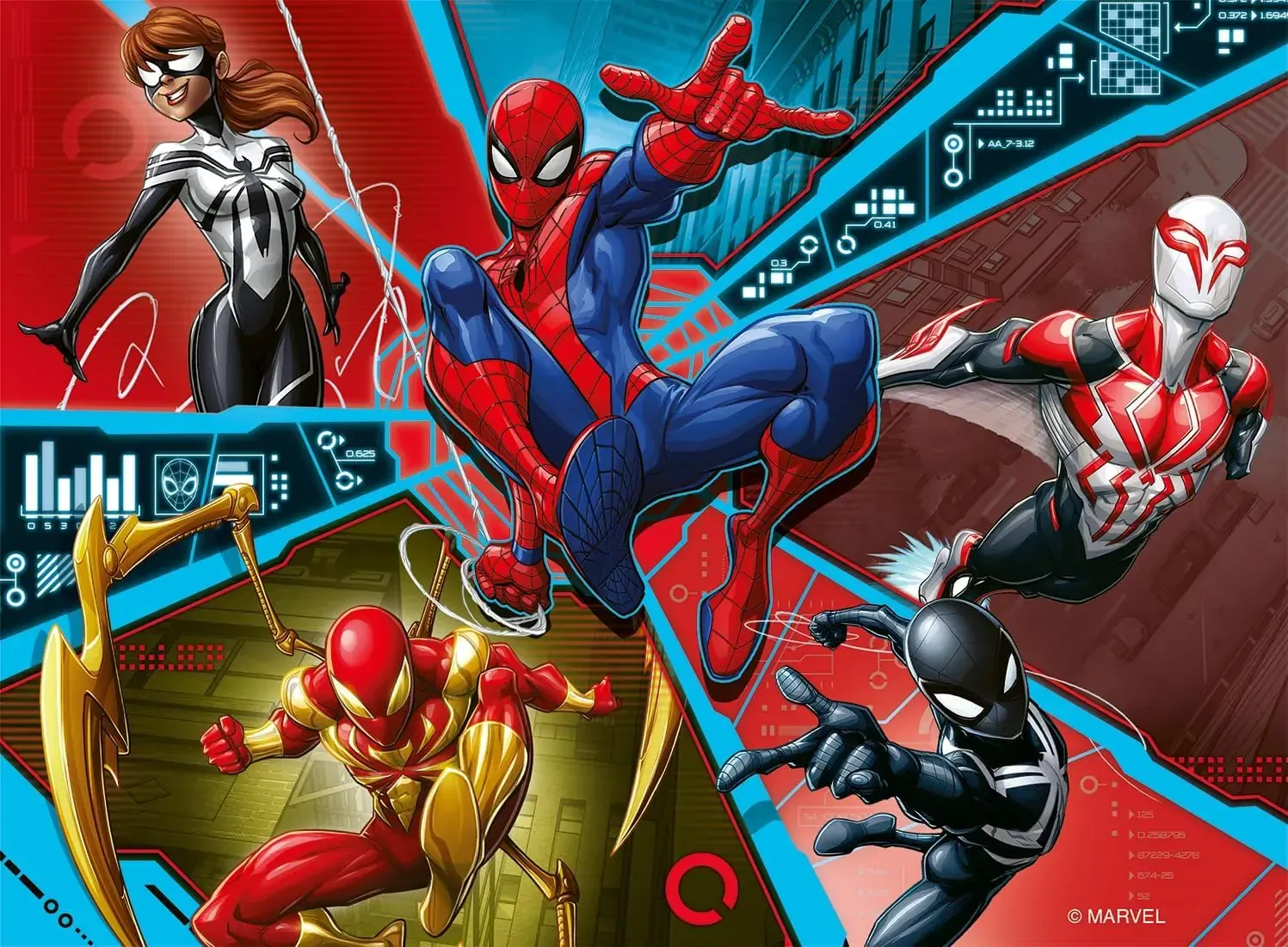 Ravensburger Marvel Spider-Man Puzzle 12/16/20/24 Pieces - Image 2