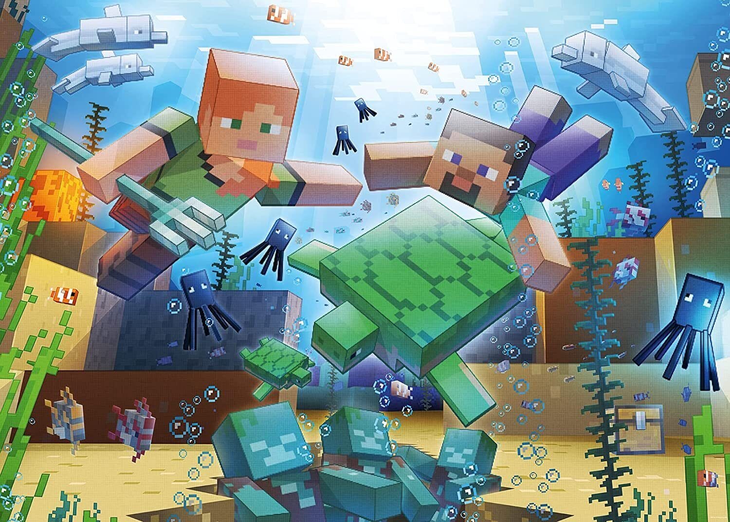 Ravensburger Minecraft Mosaic 1000pc Puzzle - Image 2