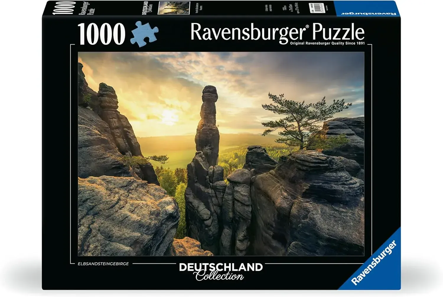 Ravensburger Monolith Elbe Sandstone Mountains 1000pc Puzzle