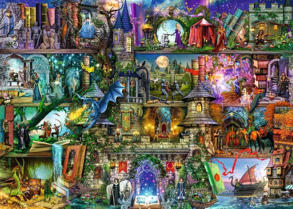 Ravensburger Myths and Legends 1000pc Puzzle - Image 2