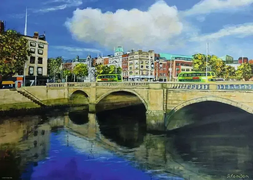 Ravensburger O Connell Bridge, Dublin 1000pc Puzzle - Image 2