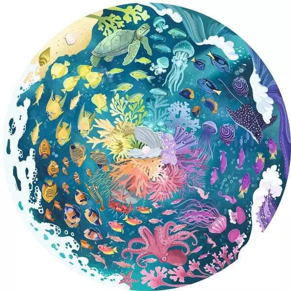 Ravensburger Ocean Circle 500pc Puzzle - Image 2