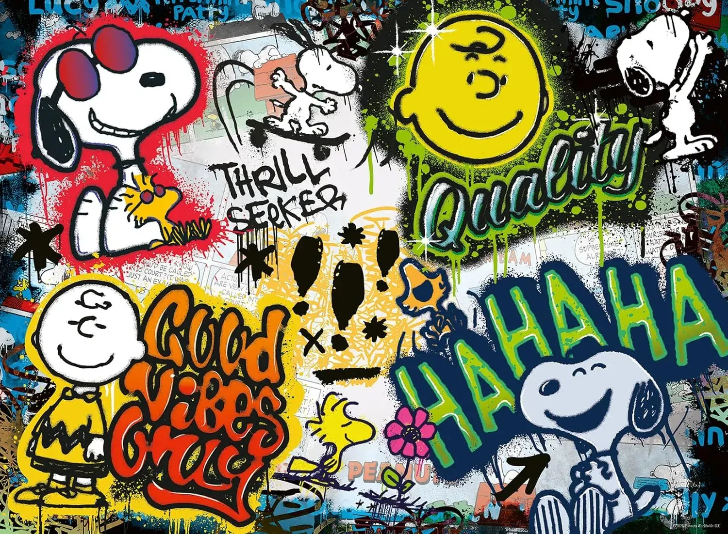 Ravensburger Peanuts Graffiti 500pc Puzzle - Image 2