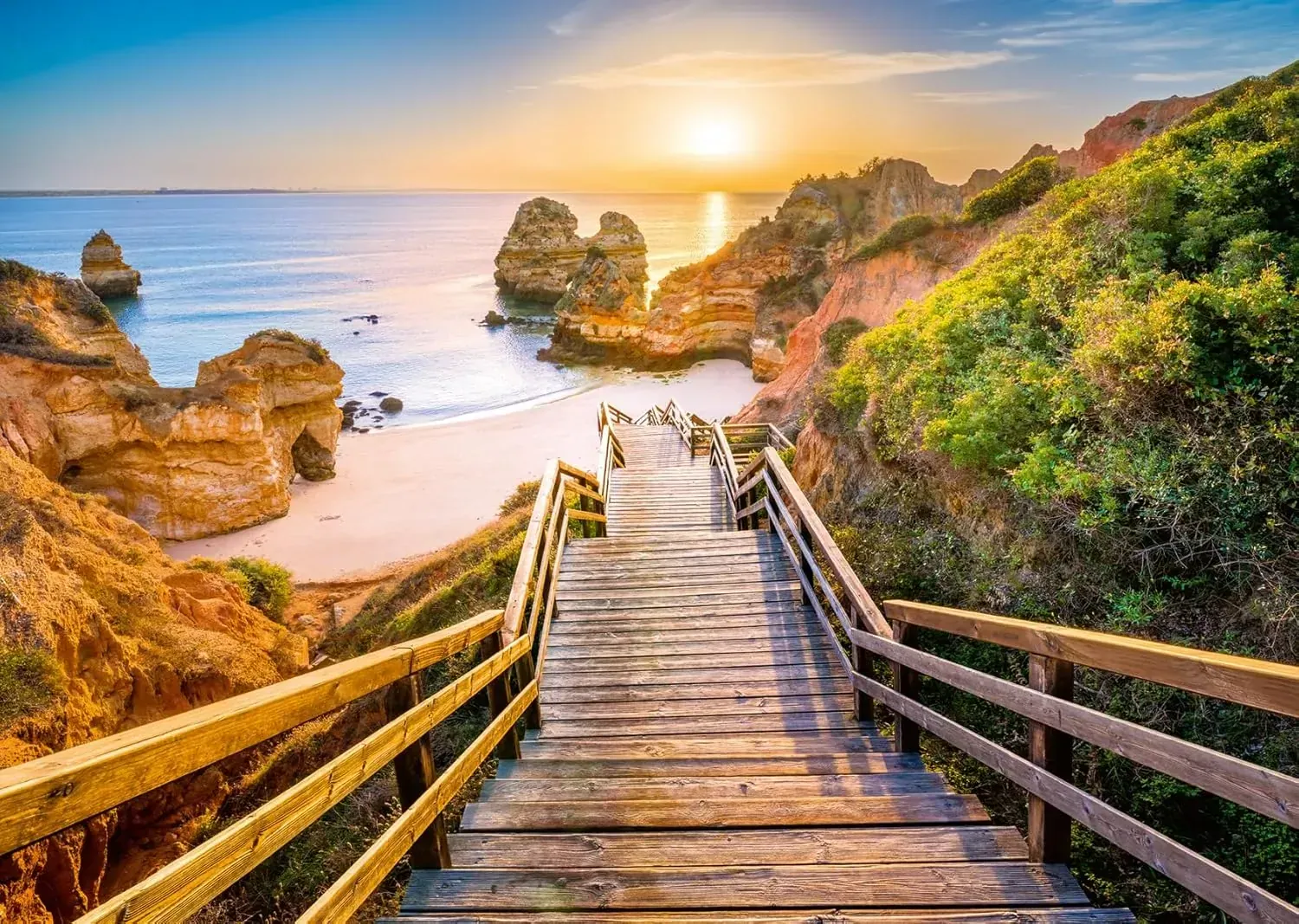Ravensburger Stairway to Camilo Beach, Algarve 1000pc Puzzle - Image 2
