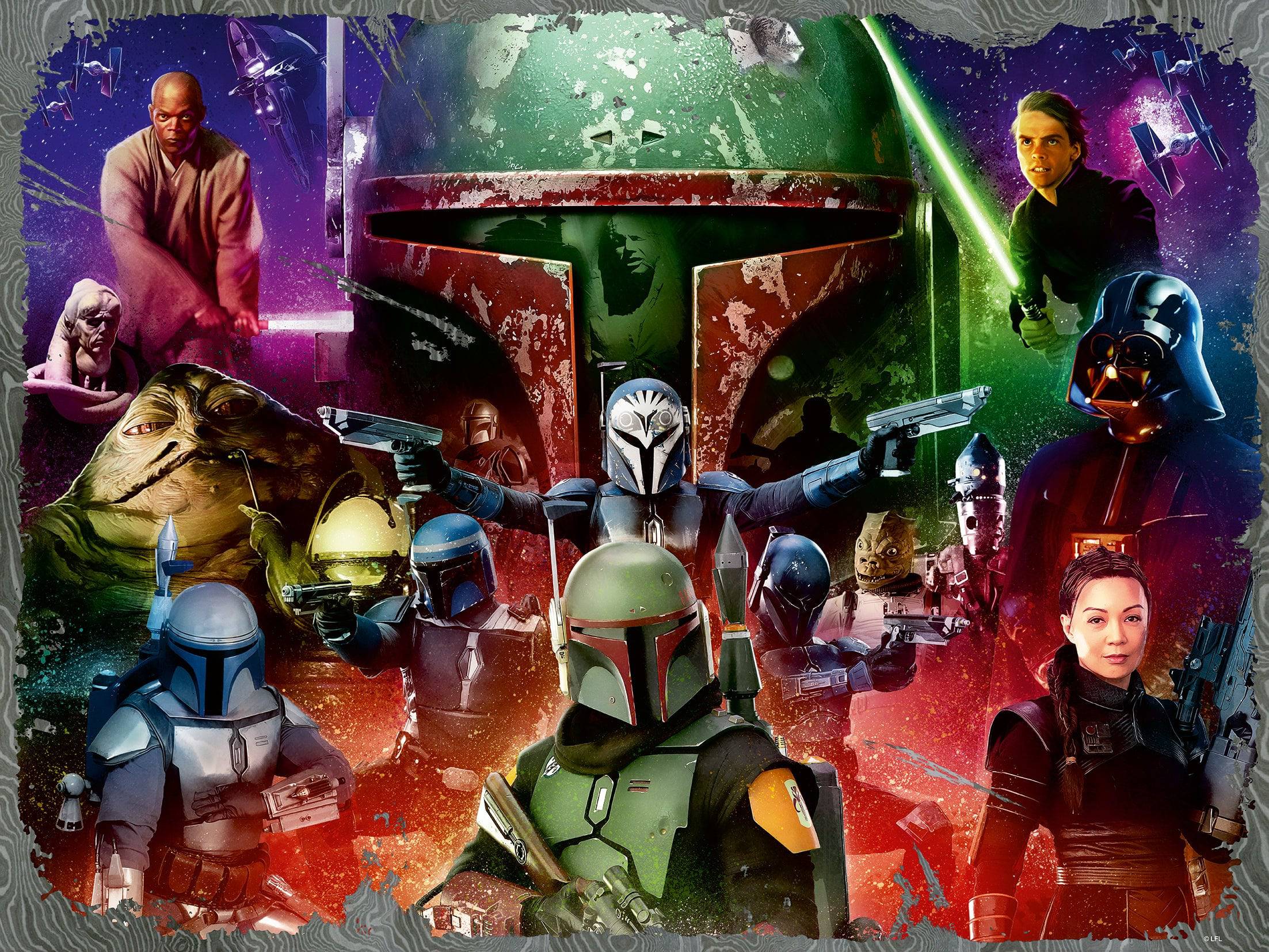 Ravensburger Star Wars Boba Fett Bounty Hunter Puzzle 1500 Pieces - Image 2