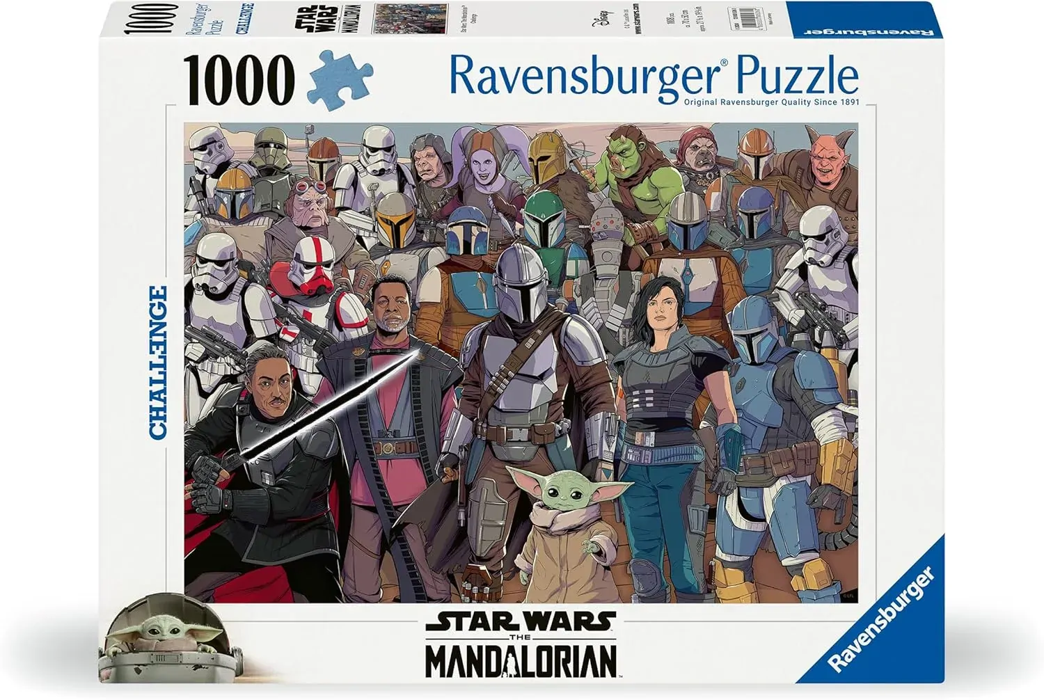 Ravensburger Star Wars Mandalorian Challenge 1000 Pieces
