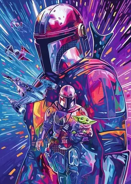 Ravensburger Star Wars The Mandalorian 500pc Puzzle - Image 2
