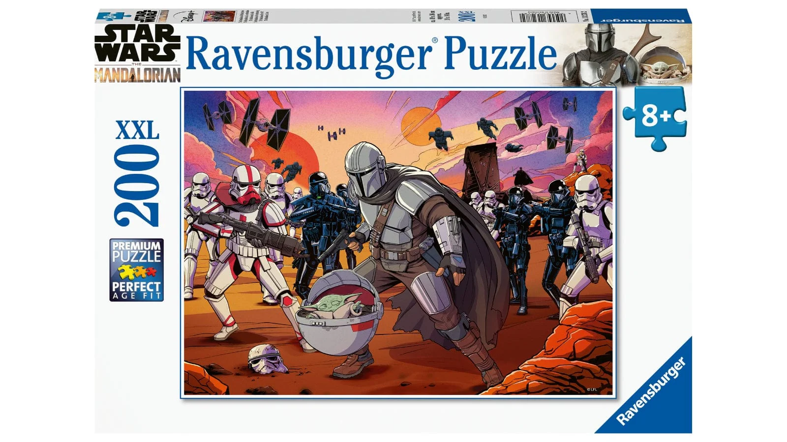 Ravensburger Star Wars The Mandalorian Face-Off 200pc Puzzle