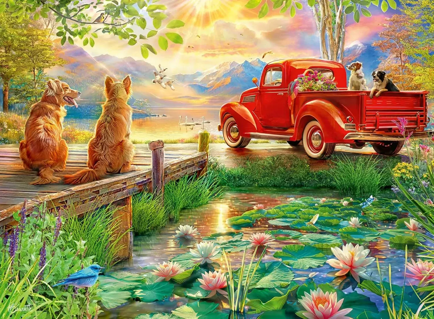 Ravensburger Summer Love 500pc Puzzle - Image 2