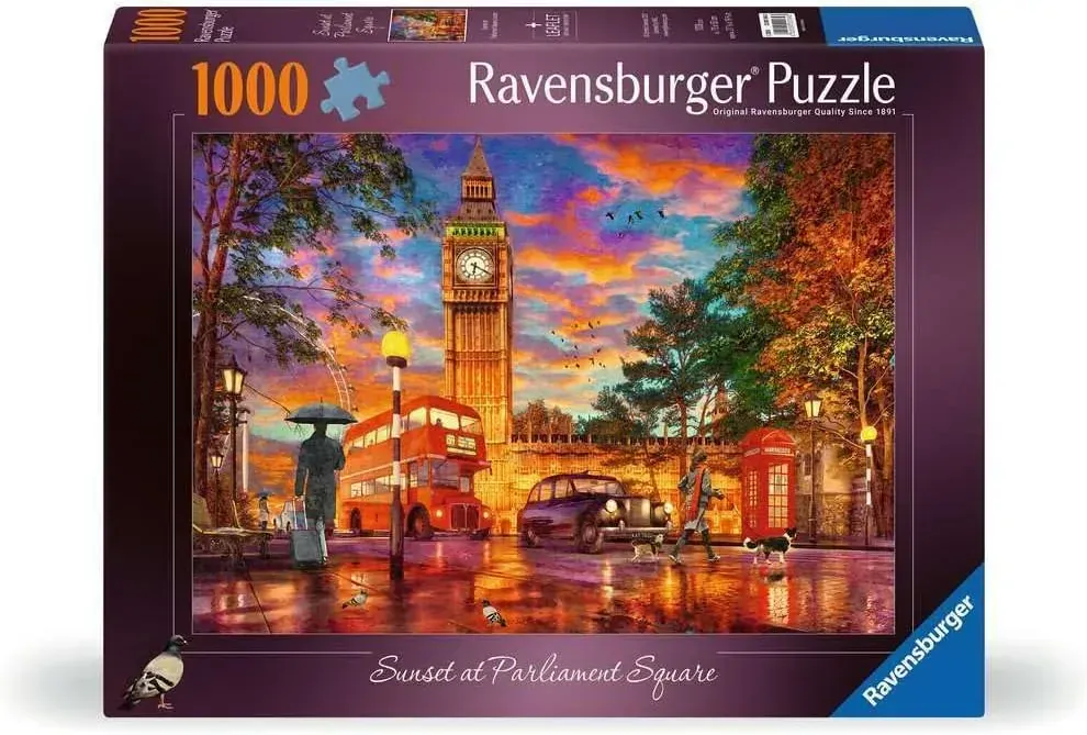 Ravensburger Sunset at Parliament Square London 1000pc Puzzle