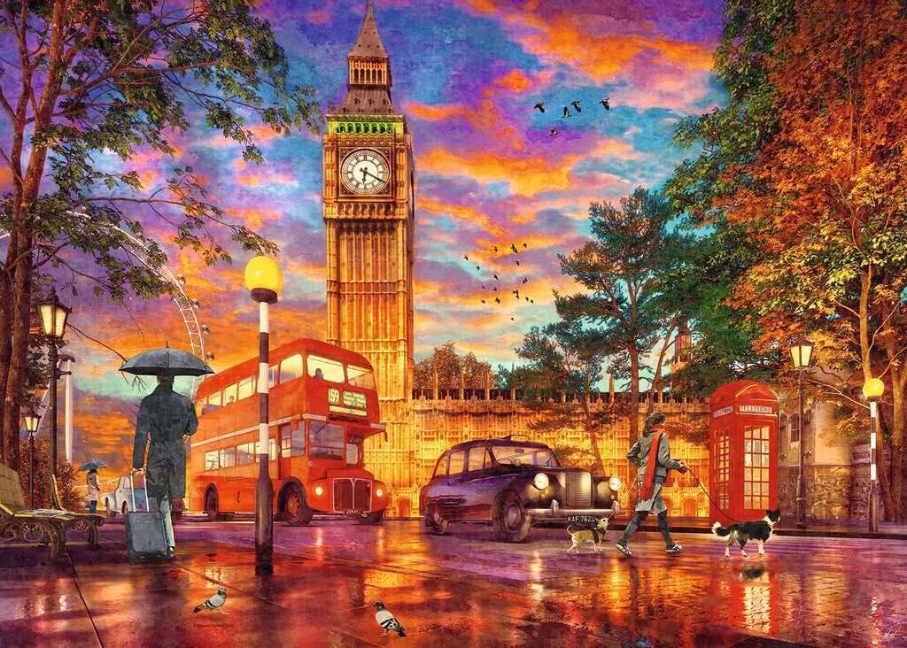 Ravensburger Sunset at Parliament Square London 1000pc Puzzle - Image 2
