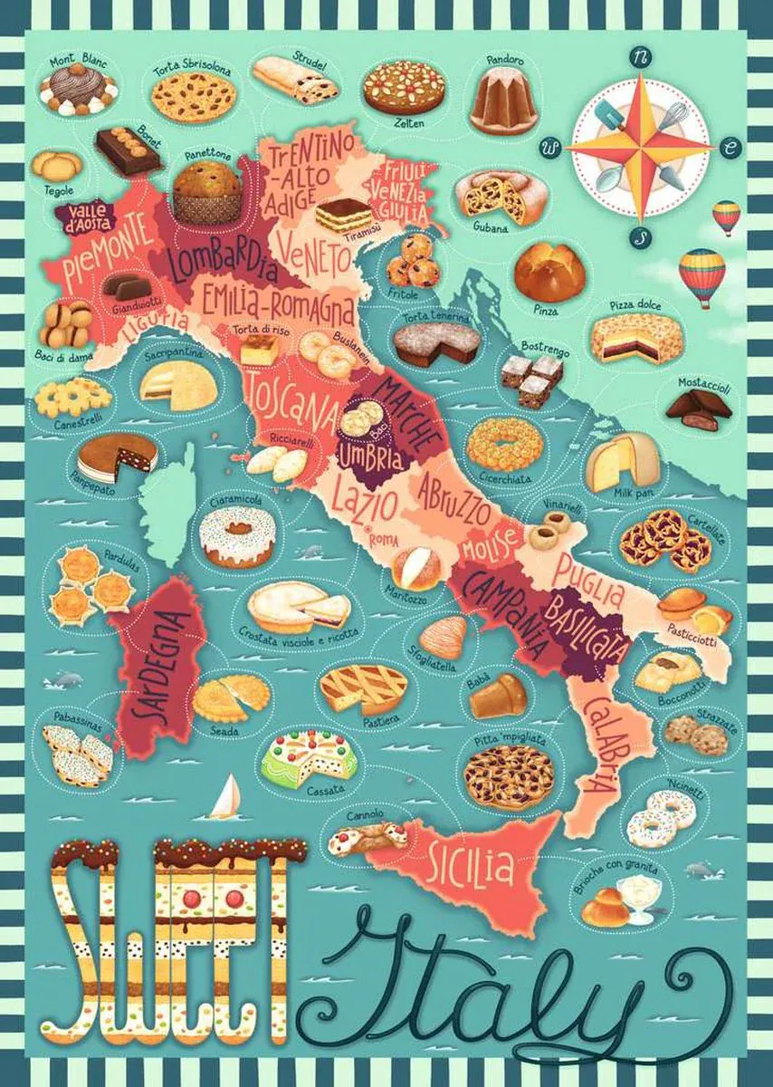 Ravensburger Sweet Italy 1000pc Puzzle - Image 2