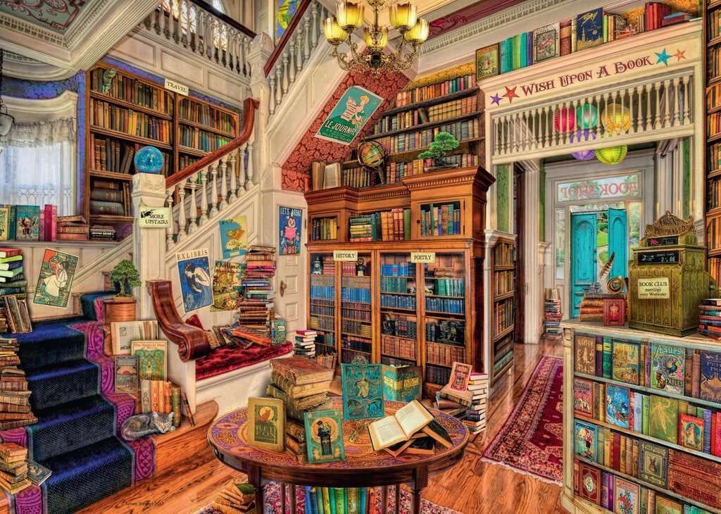 Ravensburger The Fantasy Bookshop 1000pc Puzzle - Image 2