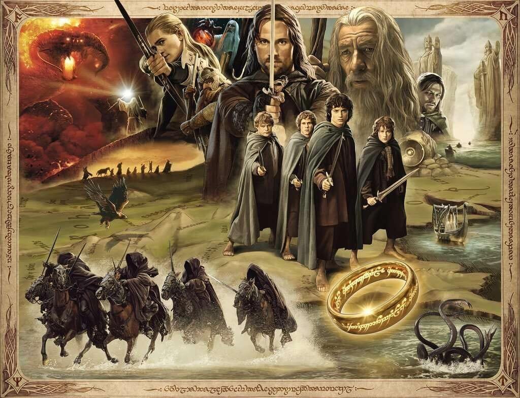 Ravensburger The Fellowship of the Ring 2000pc Puzzle - Image 2