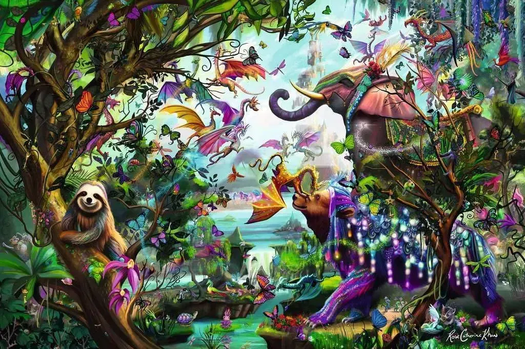 Ravensburger Tropical Dragons 4000pc Puzzle - Image 2