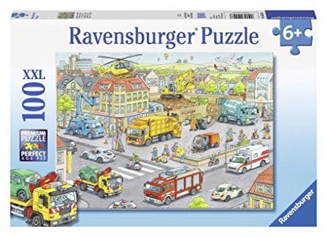 Ravensburger Vehicles in the City 100pc Puzzle