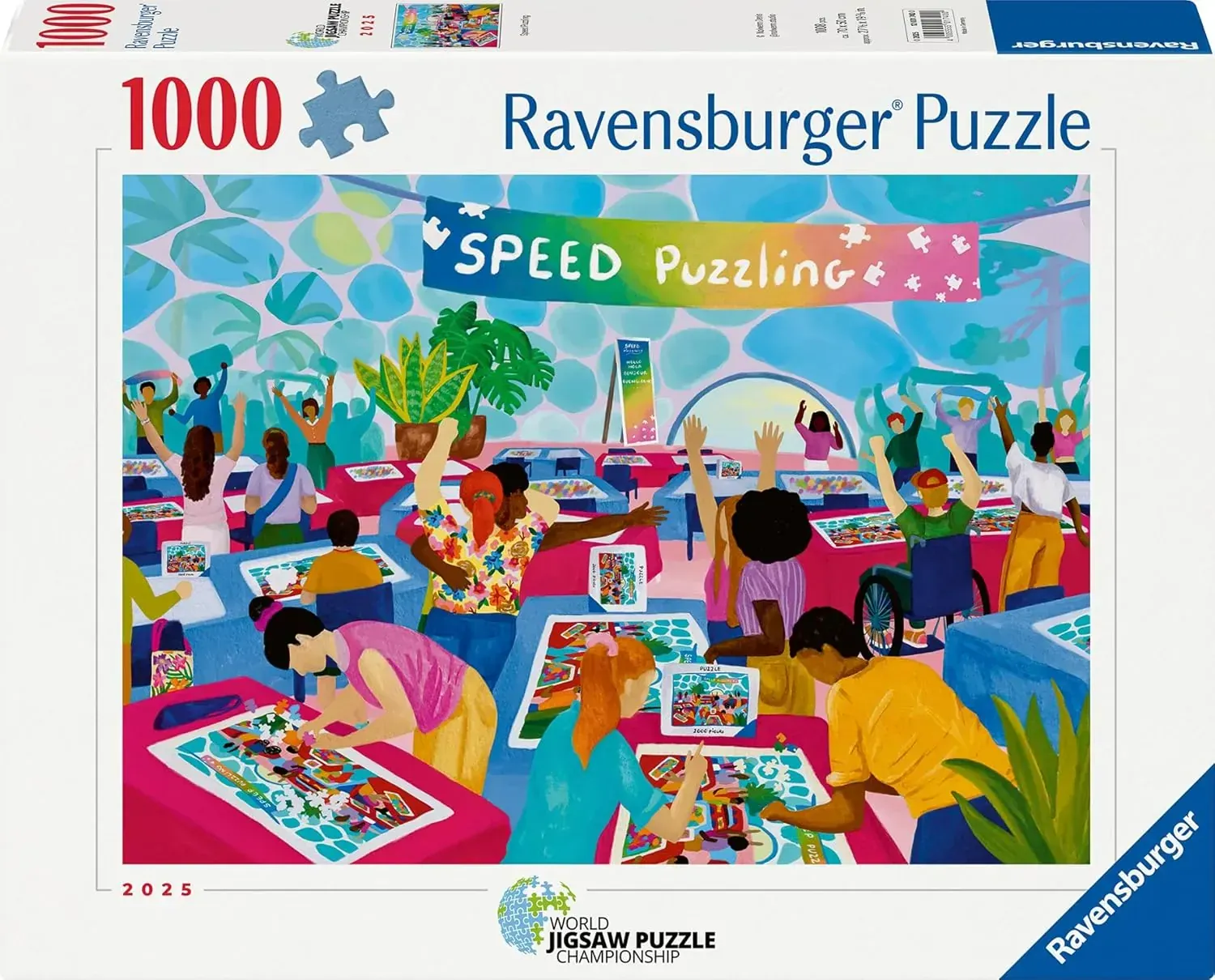 Ravensburger WJPC25: Speed Puzzling 1000pc Puzzle