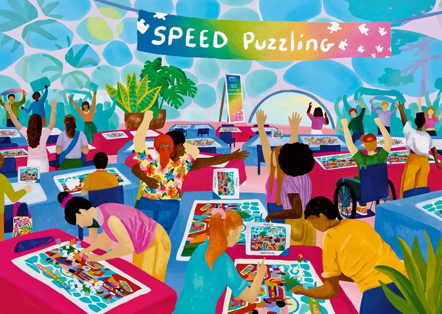 Ravensburger WJPC25: Speed Puzzling 1000pc Puzzle - Image 2