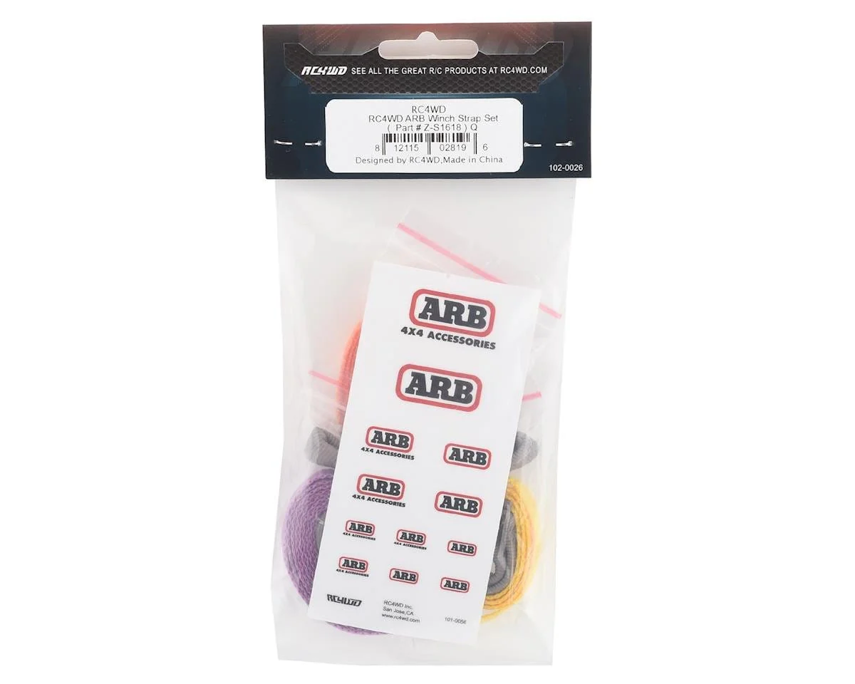 RC4WD Z-S1618 ARB Winch Strap Set - Image 2
