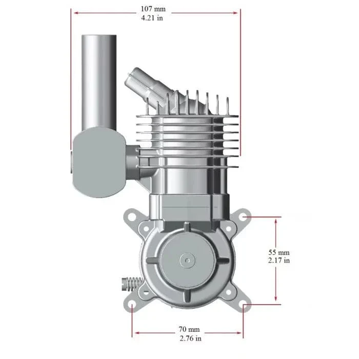 RCGF STINGER 35cc 2 Stroke Gasoline Engine - Image 3