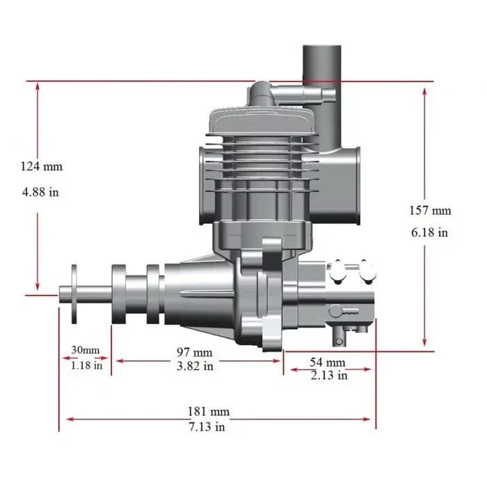 RCGF STINGER 35cc 2 Stroke Gasoline Engine - Image 4