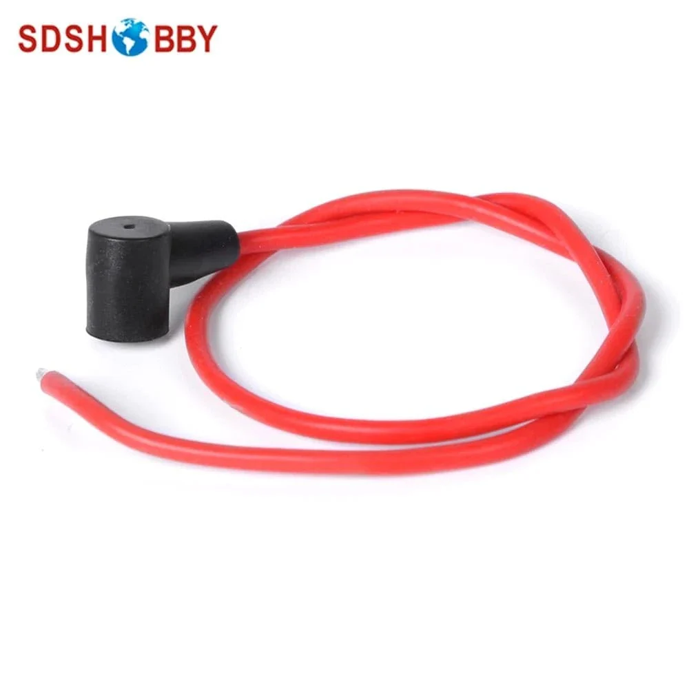 Remote Nitro Engine Glow Plug Clip (with 30cm Silicone Wire, Spring Self-locking Structure)
