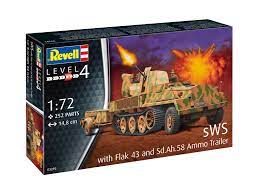Revell 03293 1/72 SWS Mit Flak-Aufbau Als Sfl. Mit 3, 7cm Flak 43 Plastic Model Kit