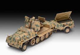 Revell 03293 1/72 SWS Mit Flak-Aufbau Als Sfl. Mit 3, 7cm Flak 43 Plastic Model Kit - Image 2