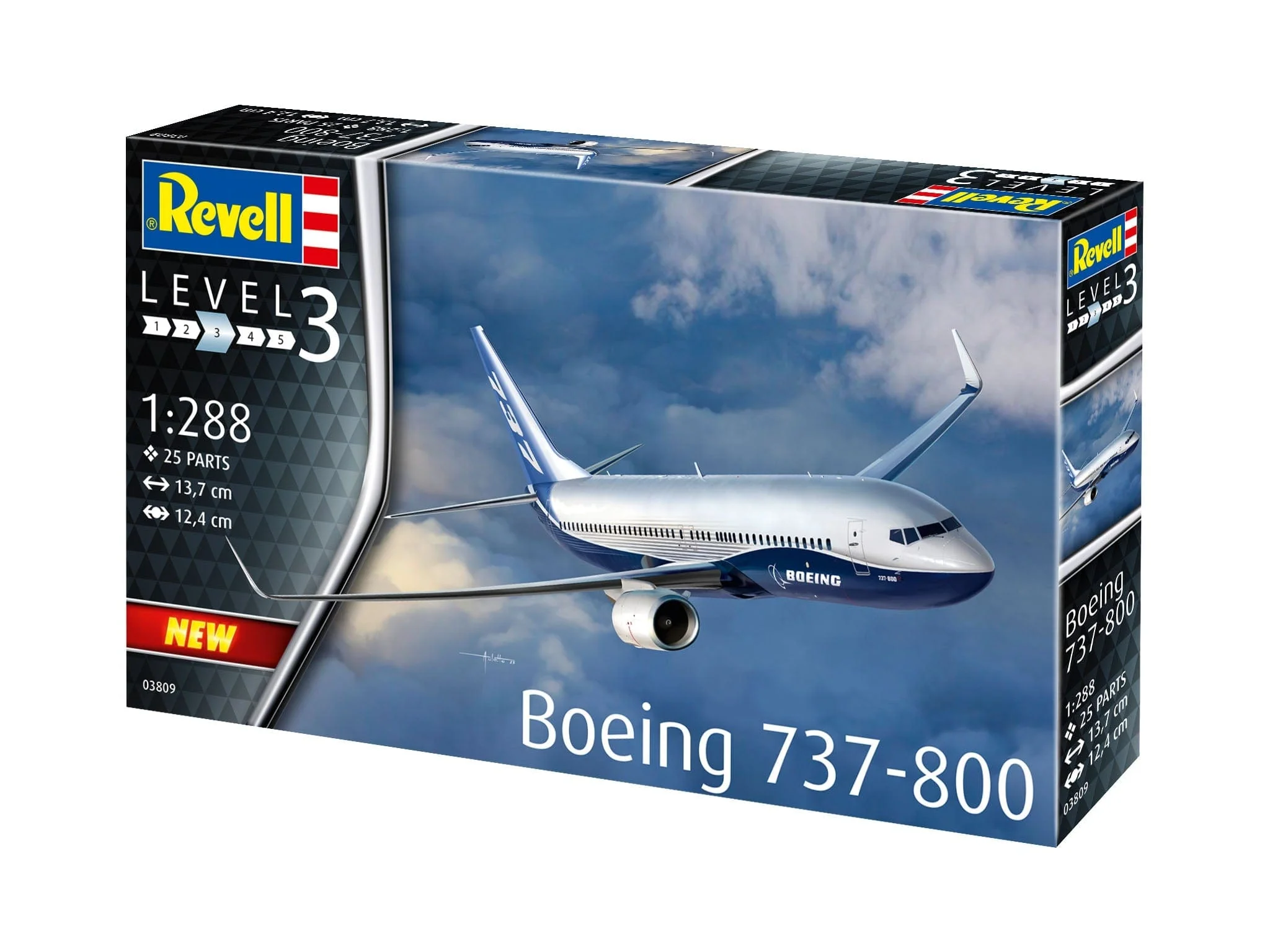 Revell 03809 1/288 Boeing 737-800 Plastic Model Kit